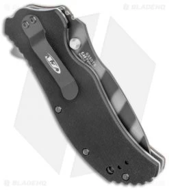 Zero Tolerance 0350 A/O Knife Hyena Brown G-10 (3.25" Tiger Stripe) -Buck Knives Store Zero Tolerance LL Yyena Brown Zebra Blade BHQ 135425 jr side