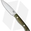 Bark River Kalahari Thorn Fixed Blade Knife Green Canvas Micarta (3.75" Satin)