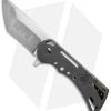 Barrett Custom Honor Tanto Frame Lock Knife Gray Titanium (3.5" Hamon) -Buck Knives Store barrett custom tanto dl