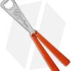 BB Barfly Bottle Opener Butterfly Trainer (Orange) -Buck Knives Store bbbarfly orange bottle opener