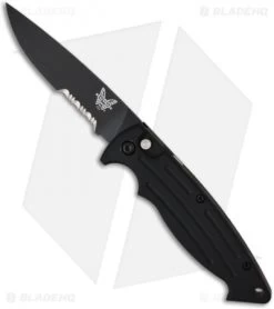 Benchmade 2550SBK Mini Reflex Automatic Knife (3.16" Black Serr)
