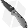 Benchmade Mini Griptilian AXIS Lock Knife Gray/Blue G-10 (2.91" Black) 556BK-1 -Buck Knives Store benchmade 556bk 1 cm