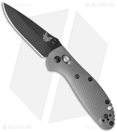 Benchmade Mini Griptilian AXIS Lock Knife Gray/Blue G-10 (2.91" Black) 556BK-1 3 Benchmade Mini Griptilian AXIS Lock Knife Gray/Blue G-10 (2.91" Black) 556BK-1