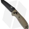 Benchmade Mini Griptilian Tanto AXIS Lock Knife Sand (2.91" Black) 557BKSN