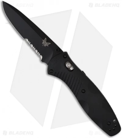 Benchmade 580SBK Barrage Spring Assist Axis Lock (3.6" Black Serr) 3 Benchmade 580SBK Barrage Spring Assist Axis Lock (3.6" Black Serr)