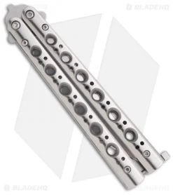 Benchmade 62 Balisong Butterfly Knife Stainless Steel (4.25" Satin) -Buck Knives Store benchmade 62 back