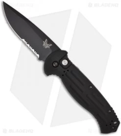 Benchmade 9051SBK AFO II Automatic Knife (3.56" Black Serr)