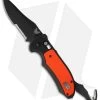 Benchmade 9170SBK-ORG Triage Knife Orange Axis Automatic (3.58" Black Serr) -Buck Knives Store benchmade 9170sbk org auto triage