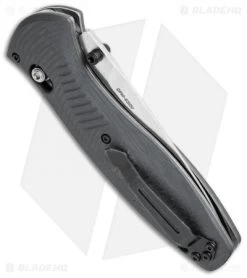 Benchmade Barrage AXIS-Assist Knife Gray G-10 (3.6" Satin) 580-2 -Buck Knives Store benchmade barrage 580 2 side cm