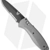 Benchmade Barrage AXIS-Assist Knife Gray G-10 (3.6" Black Serr) 580SBK-2 -Buck Knives Store benchmade barrage 580sbk 2 cm