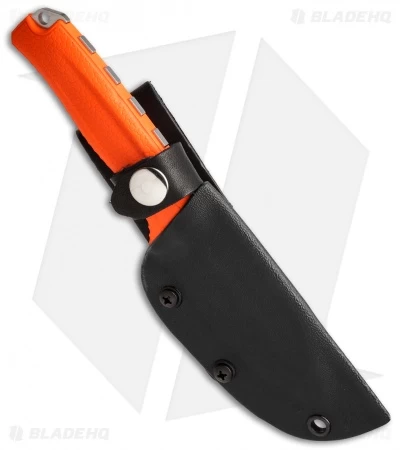 Benchmade Steep Country Knife W/ Gut Hook Orange (3.5" Stonewash) 15009-ORG 4 Benchmade Steep Country Knife W/ Gut Hook Orange (3.5" Stonewash) 15009-ORG - Image 2