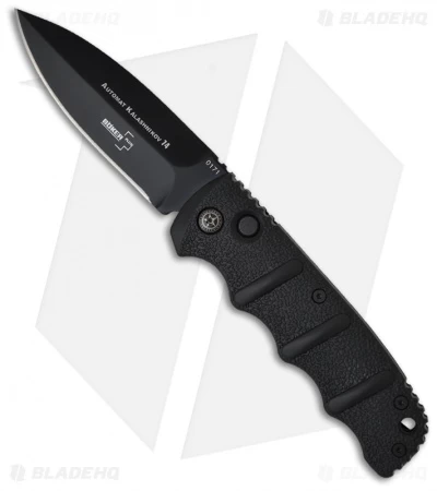 Boker Kalashnikov Dagger Automatic Knife Black Aluminum (3.25" Black D2) 3 Boker Kalashnikov Dagger Automatic Knife Black Aluminum (3.25" Black D2)