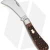 Boker Plus Hawkbill Slip Joint Pocket Knife 4" Brown Bone 01BO207 -Buck Knives Store boker plus hawkbill brown bone BOP01651 BHQ 40401 er