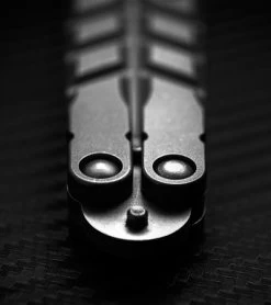 BRS ALT Alpha Beast Balisong Butterfly Knife Titanium (4.5" Stonewash) -Buck Knives Store brs alpha beast alt blade w clip end cm