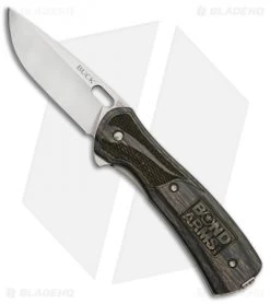 Buck Knives Buck Bond Arms Liner Lock Knife Black Ash (3.125" Satin) BD3209