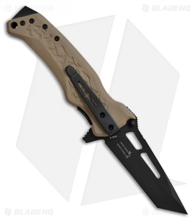 Camillus Canyon GB 8 Spring Assisted Knife Tan GRN - (3.25" Black) 4 Camillus Canyon GB 8 Spring Assisted Knife Tan GRN - (3.25" Black) - Image 2