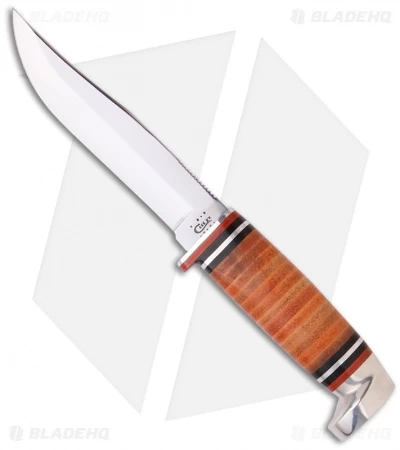 Case Leather Hunter Fixed Blade Knife (365-5 SS) 0385 3 Case Leather Hunter Fixed Blade Knife (365-5 SS) 0385