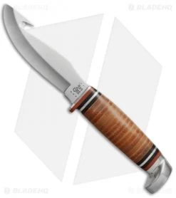 Case Leather Hunter Knife Gut Hook Fixed Blade (375-4G SS) 0517