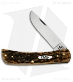 Case Sodbuster Jr. Knife 3.625" Jigged Brown Bone (6137 SS) 0245