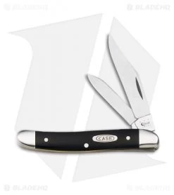 Case Texas Jack Knife 3.375" Jet Black Synthetic (22087 SS) 0220