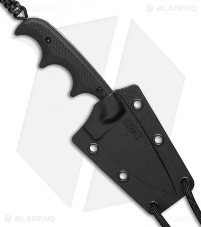 CRKT Folts Minimalist Drop Point Neck Knife Black G-10 (2" Black SW) 2384K 4 CRKT Folts Minimalist Drop Point Neck Knife Black G-10 (2" Black SW) 2384K - Image 2