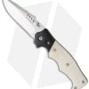 CRKT The Natural 2 Spring Assisted Knife White Bone & G10 (3.25" Plain) 7080 -Buck Knives Store crkt 7080 the natural 2
