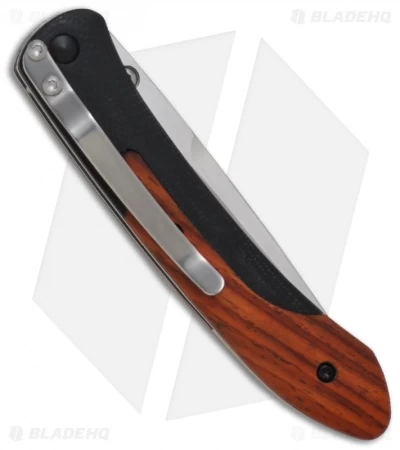 CRKT Delegate Gentleman Knife W/ Cocobolo Wood & G10 (3" Satin Plain) 1053W 4 CRKT Delegate Gentleman Knife W/ Cocobolo Wood & G10 (3" Satin Plain) 1053W - Image 2