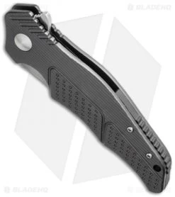 CRKT Ken Onion Outrage Liner Lock Knife Gray Aluminum (3.25" Satin) K320GXP -Buck Knives Store crkt outrage k320gxp bottom cm