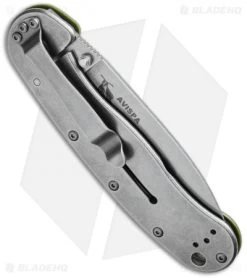 BRK Jeff Randall Avispa Frame Lock Knife OD Green (3.5" Stonewash) -Buck Knives Store esee brk1301od side cm