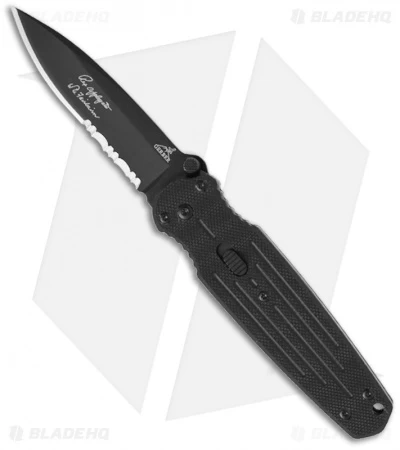 Gerber Mini Covert Spring Assisted Knife Drop Point (2.75" Black Serr) 22-01967 3 Gerber Mini Covert Spring Assisted Knife Drop Point (2.75" Black Serr) 22-01967