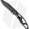 Gerber Paraframe Ti I Frame Lock Knife (3" Gray Serr) 8445 -Buck Knives Store gerber paraframe i ti grey serr 22 08445