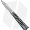 Hom Design Basilisk-R Balisong Butterfly Knife Gray/Black G10 (Bead Blast) -Buck Knives Store hom design basilisk R gray g10 BHQ 37145 er