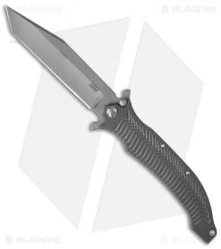 HTM Darrel Ralph AXD 5.5 Manual Folder Knife Bead Blast Ti (5.5" Bead Blast)