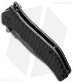 HTM Gun Hammer Bowie Spring Assisted Knife (3.5" BB Compound) -Buck Knives Store htm ghbhq1 bottom cm