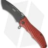 HTM Darrel Ralph Gun Hammer Radian Spring Assisted Knife Red (3.5" Black) 2 HTM Darrel Ralph Gun Hammer Radian Spring Assisted Knife Red (3.5" Black) -Buck Knives Store htm gun hammer assist crimson red dlc r cm