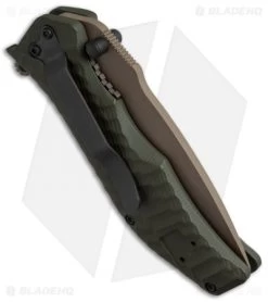 HTM Darrel Ralph Gun Hammer Torpedo Spring Assisted Knife OD Green (3.5" FDE) -Buck Knives Store htm gun hammer od fde ghebohao cm side