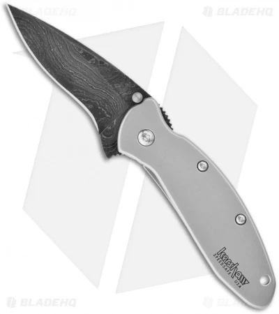 Kershaw Scallion Assisted Opening Knife (2.25" Damascus) 1620DAM 3 Kershaw Scallion Assisted Opening Knife (2.25" Damascus) 1620DAM