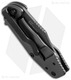 Kershaw Ember Assisted Opening Flipper Knife (2" Gray) 3560 Hinderer -Buck Knives Store kershaw ember 3560 side cm