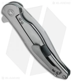 Kizer Cucchiara Compadre Frame Lock Knife Titanium (4" Stonewash) Ki5465A2 -Buck Knives Store kizer ki 5465a2 side cm