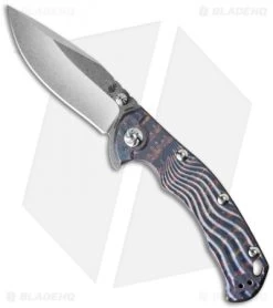 Kizer River Cat Frame Lock Knife Anodized Titanium (3.375" Stonewash) Ki4456A2