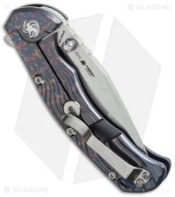 Kizer River Cat Frame Lock Knife Anodized Titanium (3.375" Stonewash) Ki4456A2 -Buck Knives Store kizer ki4456a2 side cm