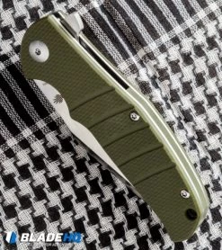 Kizer Vanguard Laconico Intrepid Flipper Green G-10 Knife (3.625" Satin) V4468A2 10 Kizer Vanguard Laconico Intrepid Flipper Green G-10 Knife (3.625" Satin) V4468A2 -Buck Knives Store kizer vanguard laconico intrepid green g10 bottom cm