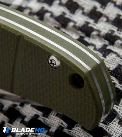 Kizer Vanguard Laconico Intrepid Flipper Green G-10 Knife (3.625" Satin) V4468A2 6 Kizer Vanguard Laconico Intrepid Flipper Green G-10 Knife (3.625" Satin) V4468A2 - Image 4