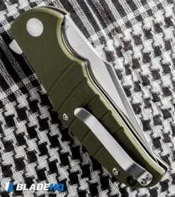 Kizer Vanguard Laconico Intrepid Flipper Green G-10 Knife (3.625" Satin) V4468A2 13 Kizer Vanguard Laconico Intrepid Flipper Green G-10 Knife (3.625" Satin) V4468A2 -Buck Knives Store kizer vanguard laconico intrepid green g10 side cm