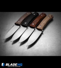 LionSteel M4 Fixed Blade Knife Olive Wood (3.75" Satin M390) -Buck Knives Store lion steel fixed m4 variety dl