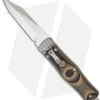 Microtech OSS Cobra Bowie Knife Auto Lever Lock Camo G10 (3.75" Satin) 137-4CM -Buck Knives Store microtech cobra camo satin 137 4cm