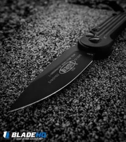 Microtech LUDT Tactical Automatic Knife (3.4" Black) 135-1T -Buck Knives Store microtech ludt black plain 135 1t BHQ 4422 dl