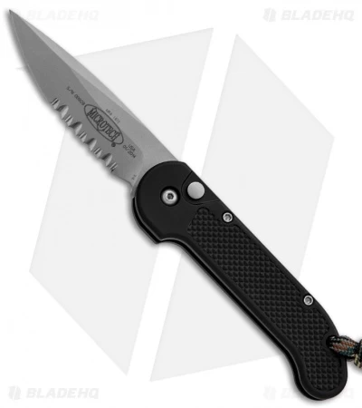 Microtech Mini UDT Automatic Knife (2.38" Bead Blast Serr) 155-8 3 Microtech Mini UDT Automatic Knife (2.38" Bead Blast Serr) 155-8