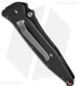 Microtech Socom M/A Tanto Folding Knife (4" Black Serr) 05/1997 -Buck Knives Store microtech socom ma tanto black 5 97 side cm
