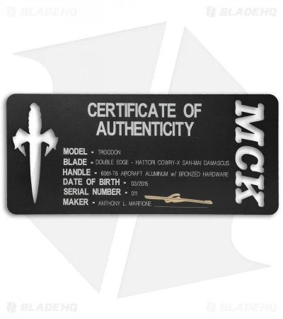 Marfione Custom Socom Bravo Tanto Knife Canvas Micarta (4" Mirror) 5 Marfione Custom Socom Bravo Tanto Knife Canvas Micarta (4" Mirror) - Image 3